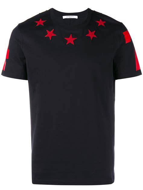 givenchy black star t shirt